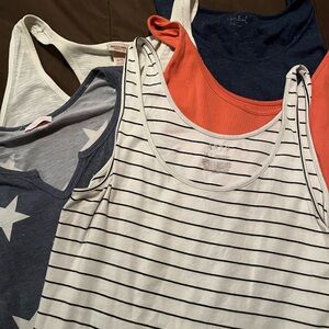 Variety Pack of Tank Tops - Striped, Star, Solid